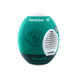 Satisfyer Masturbator Egg - Masturbator pentru Barbati, Maneca Portabila pentru Placere, Super Extensibil, Fara Necesitatea Lubrifiantului, De Unica Folosinta, Naughty