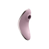 Vibrator Satisfyer Vulva Lover 1 Roz - stimulator dublu cu tehnologie Air Pulse, design cu forma curbata - 11 Moduri Pulsatii, 10 Moduri Vibratii - reincarcabil, rezistent la apa IPX7