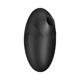 Vibrator Satisfyer Vulva Lover 3 Negru - stimulator dublu cu tehnologie Air Pulse, design cu forma curbata - 11 Moduri Pulsatii, 10 Moduri Vibratii - reincarcabil, rezistent la apa IPX7