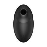 Vibrator Satisfyer Vulva Lover 3 Negru - stimulator dublu cu tehnologie Air Pulse, design cu forma curbata - 11 Moduri Pulsatii, 10 Moduri Vibratii - reincarcabil, rezistent la apa IPX7