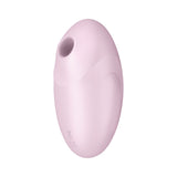 Vibrator Satisfyer Vulva Lover 3 Roz - stimulator dublu cu tehnologie Air Pulse, design cu forma curbata - 11 Moduri Pulsatii, 10 Moduri Vibratii - reincarcabil, rezistent la apa IPX7