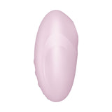 Vibrator Satisfyer Vulva Lover 3 Roz - stimulator dublu cu tehnologie Air Pulse, design cu forma curbata - 11 Moduri Pulsatii, 10 Moduri Vibratii - reincarcabil, rezistent la apa IPX7