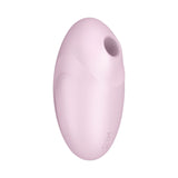 Vibrator Satisfyer Vulva Lover 3 Roz - stimulator dublu cu tehnologie Air Pulse, design cu forma curbata - 11 Moduri Pulsatii, 10 Moduri Vibratii - reincarcabil, rezistent la apa IPX7