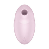 Vibrator Satisfyer Vulva Lover 3 Roz - stimulator dublu cu tehnologie Air Pulse, design cu forma curbata - 11 Moduri Pulsatii, 10 Moduri Vibratii - reincarcabil, rezistent la apa IPX7