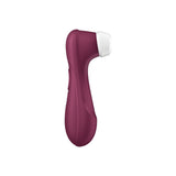 Vibrator clitoridian Satisfyer Pro 2 Generatia 3 (Fara Aplicatie) - Stimulare clitoridiana cu tehnologie Air-Pulse si Liquid-Air - Jucarie sexuala pentru femei, fara contact direct, rezistent la apa, reincarcabil - Rosu Vin