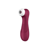 Vibrator clitoridian Satisfyer Pro 2 Generatia 3 (Fara Aplicatie) - Stimulare clitoridiana cu tehnologie Air-Pulse si Liquid-Air - Jucarie sexuala pentru femei, fara contact direct, rezistent la apa, reincarcabil - Rosu Vin