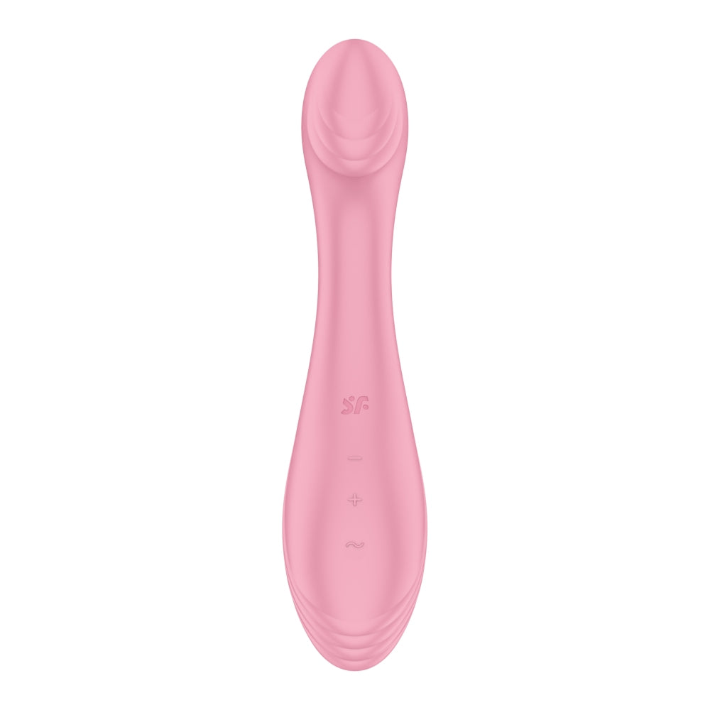 Vibrator Satisfyer G-Force pentru stimularea punctului G, 50 combinatii vibratii, silicon medical, rezistent la apa, reincarcabil USB
