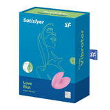 Vibrator Deget Satisfyer Love Riot - Silicon Medical, 12 Programe Vibratie, Impermeabil si Reincarcabil USB