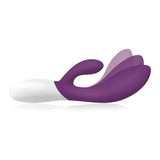 Vibrator rabbit LELO INA Wave 2 pentru femei, jucarie sexuala cu tehnologie Wavemotion si 12 setari de vibratie, vibrator G-Spot pentru femei, Mov