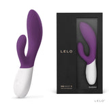 Vibrator rabbit LELO INA Wave 2 pentru femei, jucarie sexuala cu tehnologie Wavemotion si 12 setari de vibratie, vibrator G-Spot pentru femei, Mov
