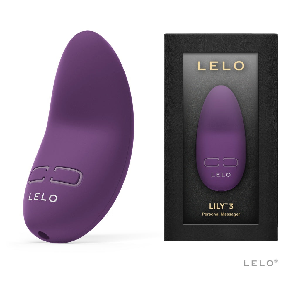 Vibrator Mini LELO Lily 3 pentru Femei, Vibrator Discret Mini Bullet cu 10 Setari de Placere, Vibrator Impermeabil, Design Compact, Dark Plum