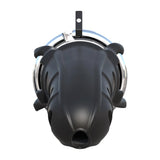 Cusca BDSM Castitate Pentru Penis Neagra - din Silicon cu inel de metal reglabil - Cusca ventilata - design reglabil pentru orice dimensiune de penis