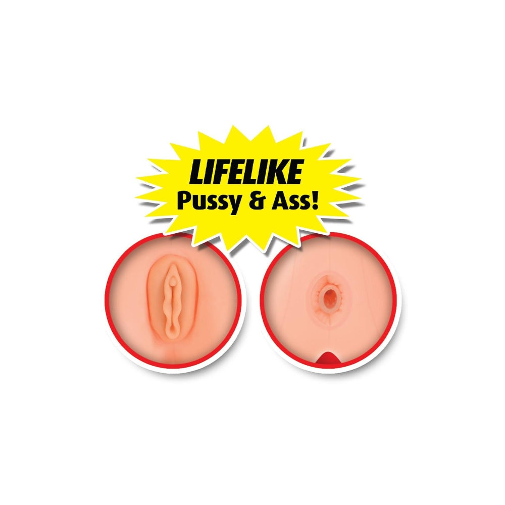 Papusa Gonflabila PDX Extreme Brooke Doll - Marime naturala, Gonflabila si usor de depozitat - 3 Orificii: Oral, vaginal si anal