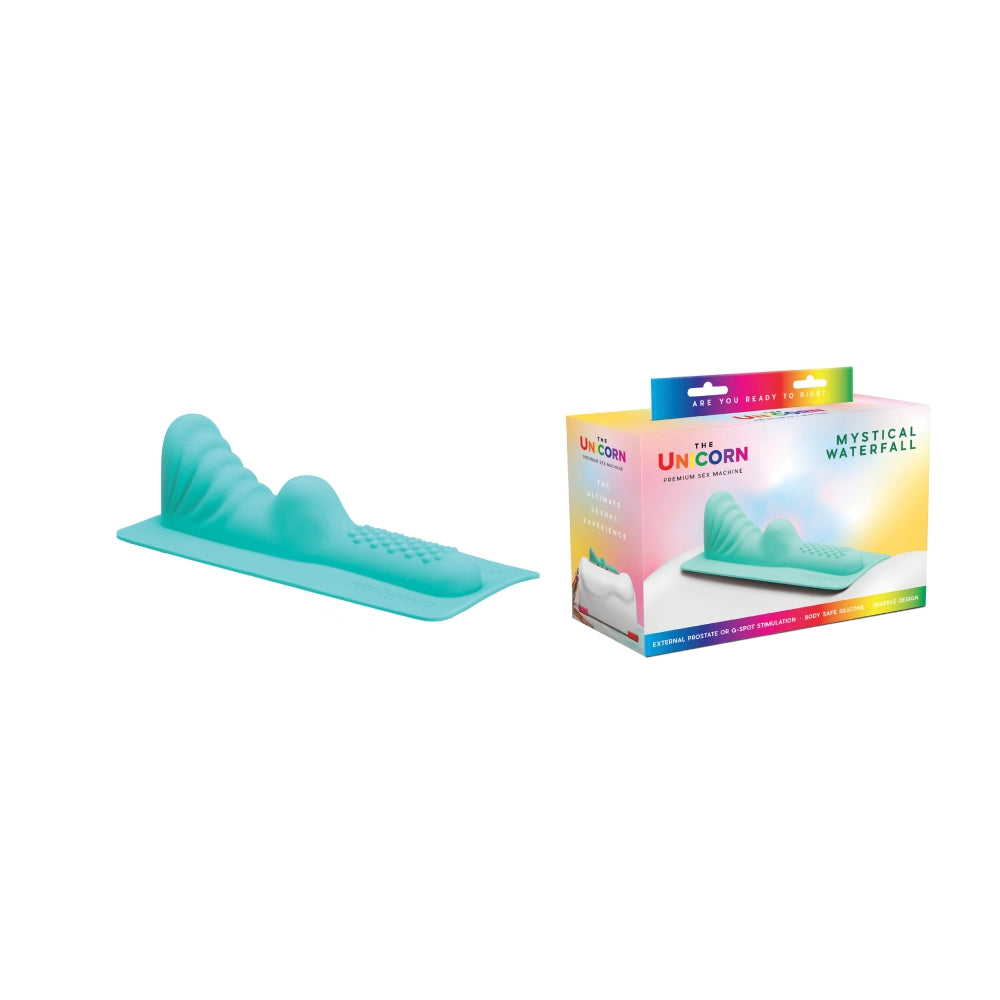Accesoriu Mystical Waterfall pentru stimulare clitoris, vulva si prostata - Compatibil cu masinile Unicorn si Cowgirl - Silicon sigur pentru corp