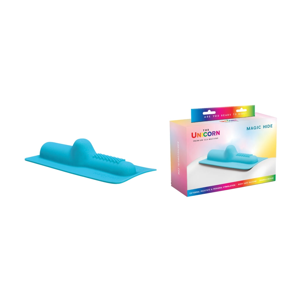 Accesoriu din silicon premium turquoise pentru stimulare externa Magic Hide - Compatibil cu The Unicorn si The Cowgirl