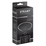 Clesti BDSM Ajustabili pentru Sfarcuri Steamy Shades - varfuri acoperite cu cauciuc, lant metalic pentru stimulare suplimentara si jocuri in cuplu