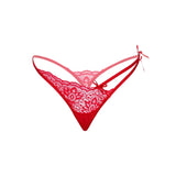 Lenjerie Sexy V-String Rosu din Dantela Daring Intimates Gina - Croiala Strappy, Confort si Rafinament