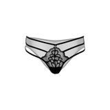Lenjerie Sexy Chilot Tanga Negru din Dantela cu Barete Daring Intimates - Design Sexy si Elegant