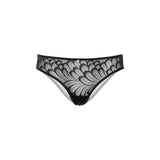 Lenjerie Sexy Chilot Negru Hiphugger din Dantela cu Plasa Fronsata Daring Intimates - Confort si Design Elegant