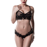 Sutien Balconette Dantela cu Slip Asortat - Set Lenjerie Sexy Grey Velvet, Confortabil si Elegant