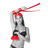 Kit Bondage Incepatori Amor - Cleme pentru Sfarcuri, Restrictii Satin si Masca Ochi BDSM