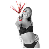 Croseta Amor pentru jocuri BDSM, mini flogger bici inclus, piele ecologica, ideala pentru calatorii si depozitare discreta"