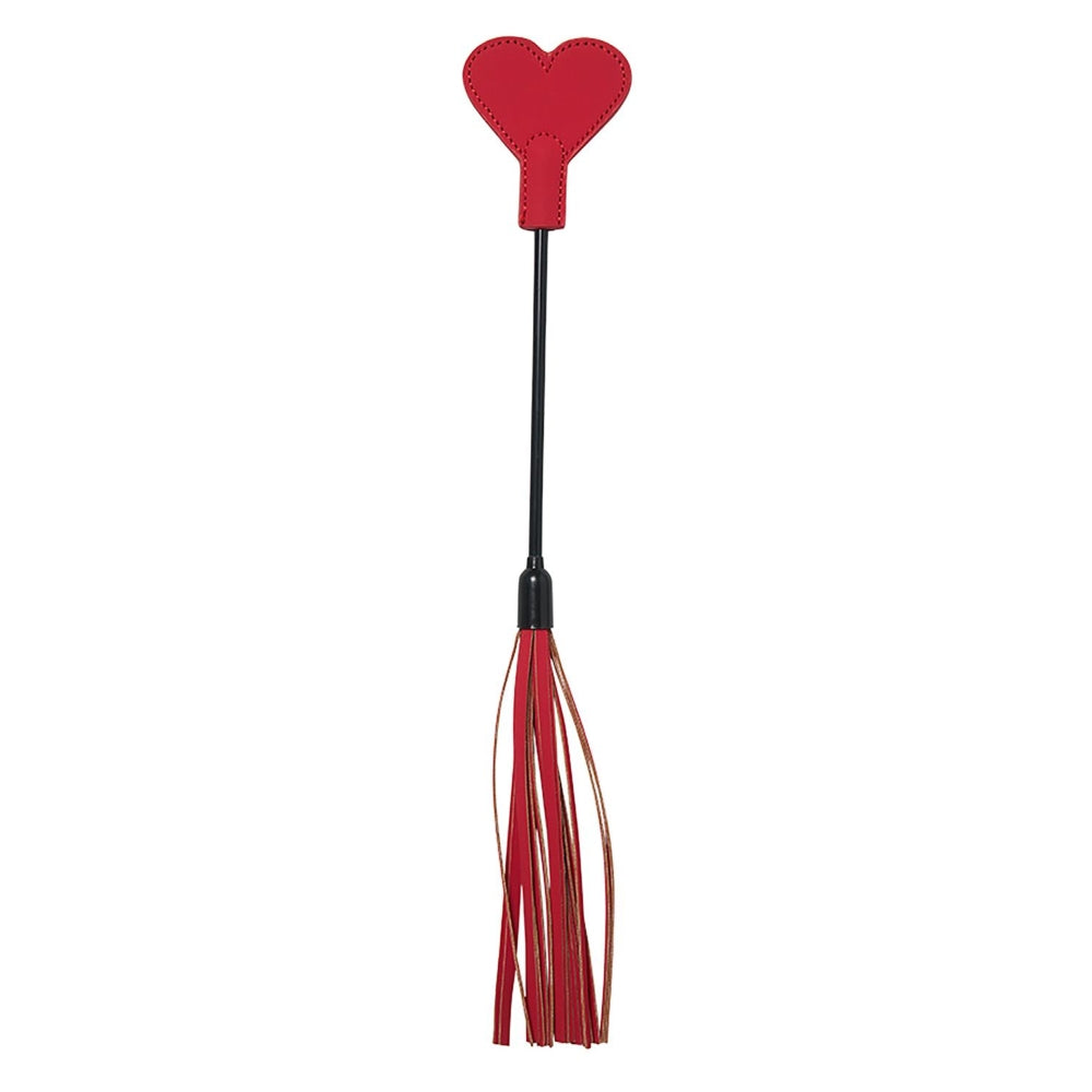Croseta Amor pentru jocuri BDSM, mini flogger bici inclus, piele ecologica, ideala pentru calatorii si depozitare discreta"