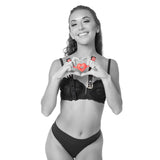 Gag respirabil in forma de inima pentru BDSM, reglabil, ideal pentru incepatori, jucarie dominare si control