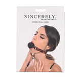 Calus BDSM cu Bila Sportsheets Amber Animal Ball Gag, Animal Print, usor de respirat