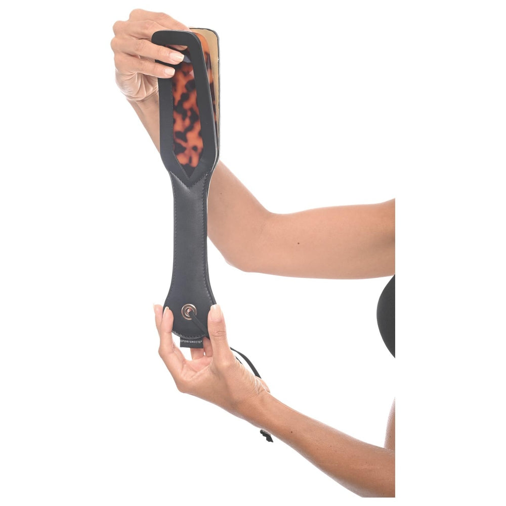 Paleta BDSM Sportsheets Amber Spanker, Print Animal, cu straturi multiple