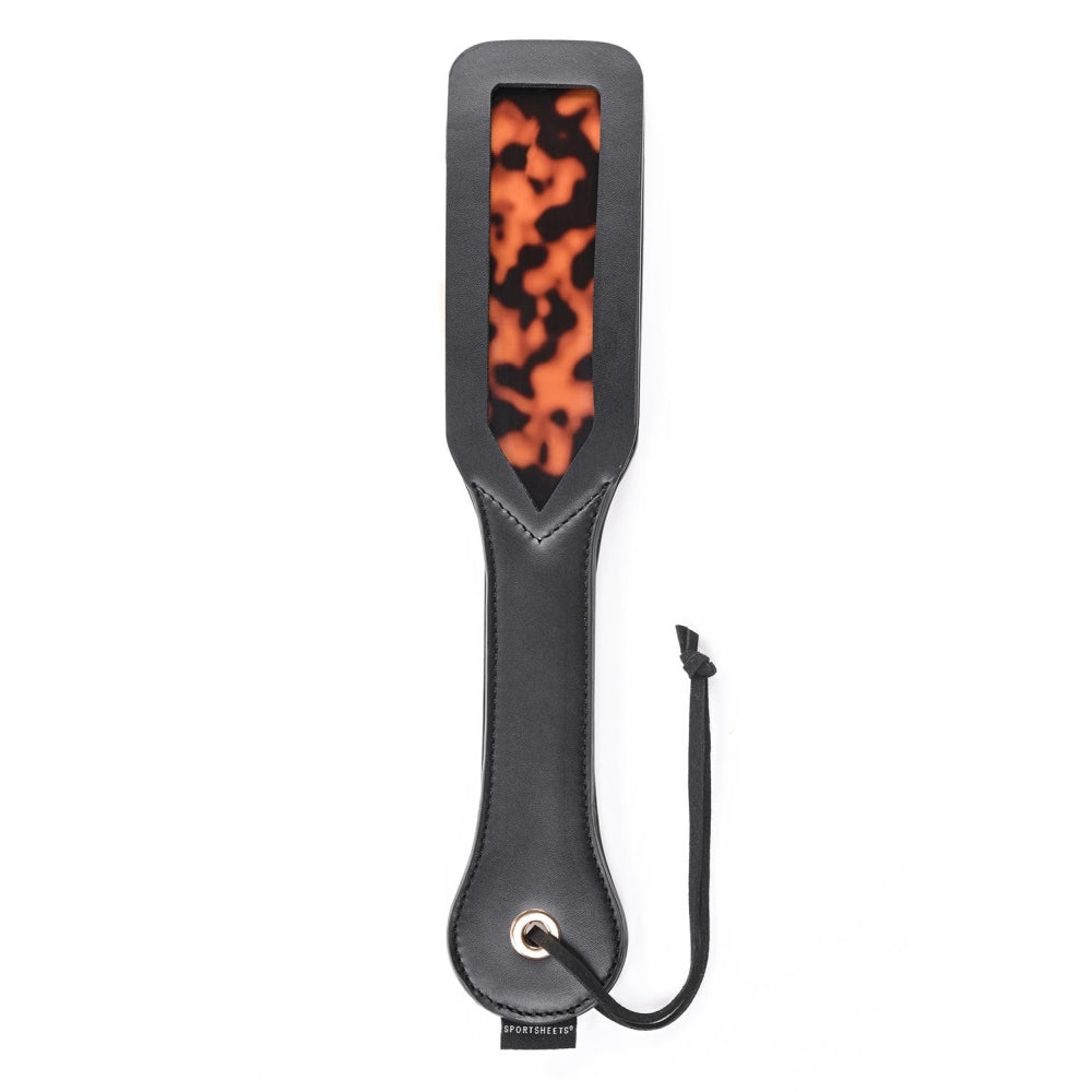 Paleta BDSM Sportsheets Amber Spanker, Print Animal, cu straturi multiple
