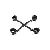 Set Catuse BDSM Bondage Hogtie Reglabil Dream Toys pentru Bondage cu 4 Catuse Moi pentru Incheieturi si Glezne - Curele Ajustabile pentru Imobilizare Confortabila