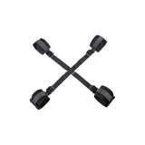 Set Catuse BDSM Bondage Hogtie Reglabil Dream Toys pentru Bondage cu 4 Catuse Moi pentru Incheieturi si Glezne - Curele Ajustabile pentru Imobilizare Confortabila