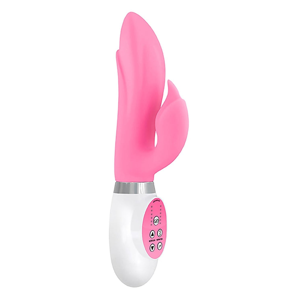 Vibrator Iepuras G-Spot Adam & Eve The Goddess, Roz, 23 cm, Ax rotativ, 10 Moduri Vibratii, 6 Moduri Viteza