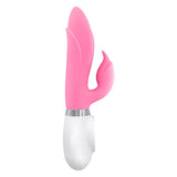 Vibrator Iepuras G-Spot Adam & Eve The Goddess, Roz, 23 cm, Ax rotativ, 10 Moduri Vibratii, 6 Moduri Viteza