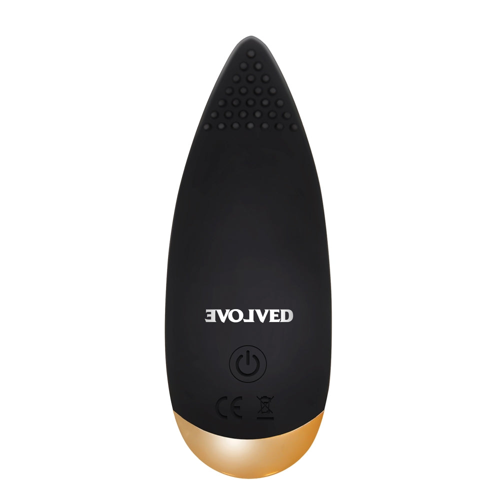 Vibrator Flexibil in forma de limba Evolved Tip Tingler - Negru, texturat cu nodule stimulante - 10 Moduri Vibratii - materiale sigure si confortabile - perfect pentru jocurile solo sau in cuplu - impermeabil, incarcare USB