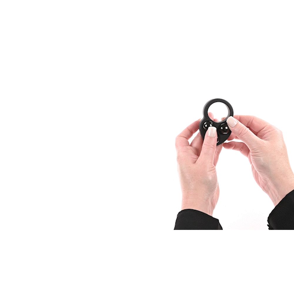 Inel Pentru Penis Gender X Workout Ring 3 Greutati - Negru, 171g - Pentru Exercitii Kegel, intarirea musculaturii pelviene - Ideal pentru controlarea ejacularii si un penis mai puternic