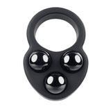Inel Pentru Penis Gender X Workout Ring 3 Greutati - Negru, 171g - Pentru Exercitii Kegel, intarirea musculaturii pelviene - Ideal pentru controlarea ejacularii si un penis mai puternic