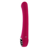 Vibrator Punctul G Evolved Pleasure Curve, Roz, 19 cm, cu sistem de prindere inelat, 10 Moduri Vibratii, Impermeabil
