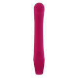 Vibrator Punctul G Evolved Pleasure Curve, Roz, 19 cm, cu sistem de prindere inelat, 10 Moduri Vibratii, Impermeabil