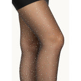 Dresuri Negre din Plasa cu Strasuri Leg Avenue - Design Elegant si Durabil pentru Tinute Chic