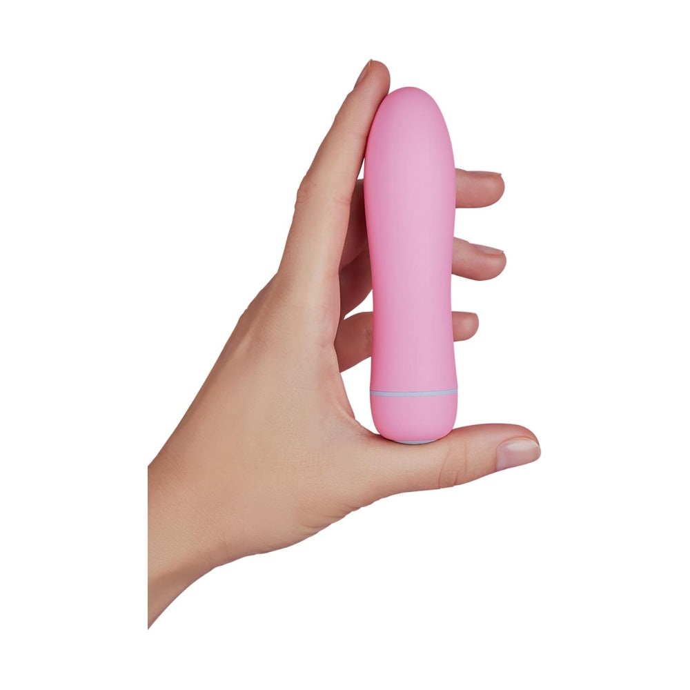 Vibrator mini Femme Funn FFIX - vibrator puternic si discret - mini masator personal roz 11.2 cm - jucarie reincarcabila, impermeabila - bullet vibrator pentru placere intima