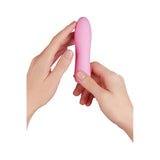 Vibrator mini Femme Funn FFIX - vibrator puternic si discret - mini masator personal roz 11.2 cm - jucarie reincarcabila, impermeabila - bullet vibrator pentru placere intima