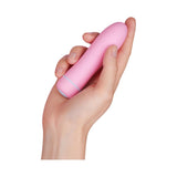 Vibrator mini Femme Funn FFIX - vibrator puternic si discret - mini masator personal roz 11.2 cm - jucarie reincarcabila, impermeabila - bullet vibrator pentru placere intima