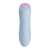 Vibrator mini Femme Funn FFIX - vibrator puternic si discret - mini masator personal bleu 11.2 cm - jucarie reincarcabila, impermeabila - bullet vibrator pentru placere intima