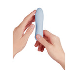 Vibrator mini Femme Funn FFIX - vibrator puternic si discret - mini masator personal bleu 11.2 cm - jucarie reincarcabila, impermeabila - bullet vibrator pentru placere intima