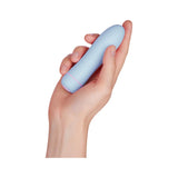 Vibrator mini Femme Funn FFIX - vibrator puternic si discret - mini masator personal bleu 11.2 cm - jucarie reincarcabila, impermeabila - bullet vibrator pentru placere intima
