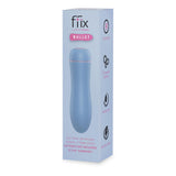 Vibrator mini Femme Funn FFIX - vibrator puternic si discret - mini masator personal bleu 11.2 cm - jucarie reincarcabila, impermeabila - bullet vibrator pentru placere intima