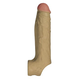 Prelungitor de Penis Vibrant Shaft Size 2 Oak - Mocha, 22 cm - 8 Moduri Vibratii - Telecomanda Wireless - Reincarcabil si Rezistent la Apa
