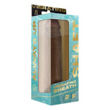Prelungitor de Penis Vibrant Shaft Size 2 Oak - Mocha, 22 cm - 8 Moduri Vibratii - Telecomanda Wireless - Reincarcabil si Rezistent la Apa